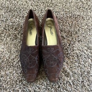 Brown loafers